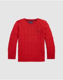 Polo Ralph Lauren - Cable-Knit Cotton Sweater - ICONIC EXCLUSIVE - Kids