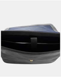Pierre Cardin - Pierre Cardin Men's Leather Messenger Bag