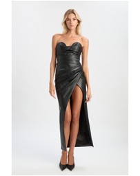 Bardot - Vani Vegan Leather Maxi Dress