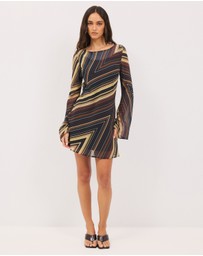 Calli - Lola Long Sleeve Mini Dress