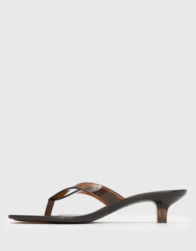 Betts - Tyla Jelly Kitten Heel Thong Sandals