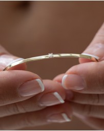 Luna Rae - Solid Gold - Horizon Bangle