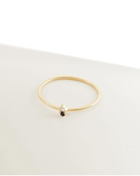 Luna Rae - Solid Gold - Solar Diamond Ring