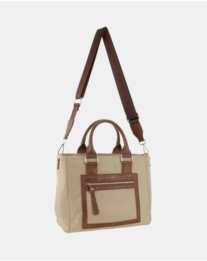 Pierre Cardin - Pierre Cardin RFID Lightweight Nylon Mini Tote with Crossbody