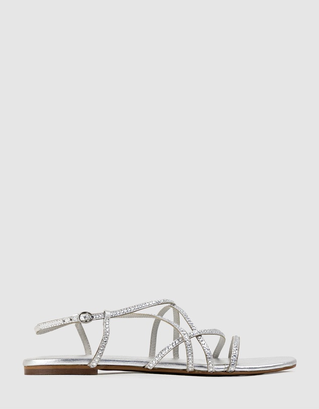 Edward Meller - SAMILLE Strappy Crystal Sandal