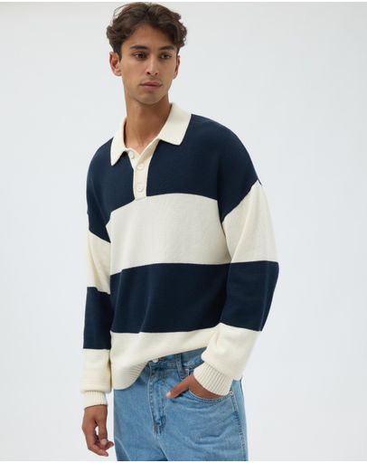 Cream Navy