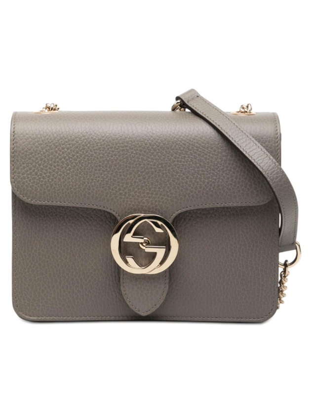Pre-Loved by Azura Reborn - Pre-Loved Small Dollar Calfskin Interlocking G Crossbody