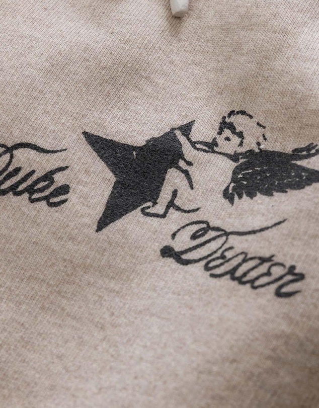 Duke + Dexter - NY Sketch Oat Marl Track Pant