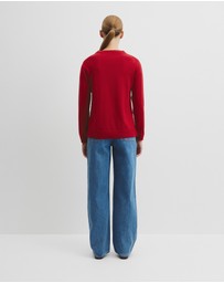 Country Road - Lightweight Merino Wool V-neck Knit