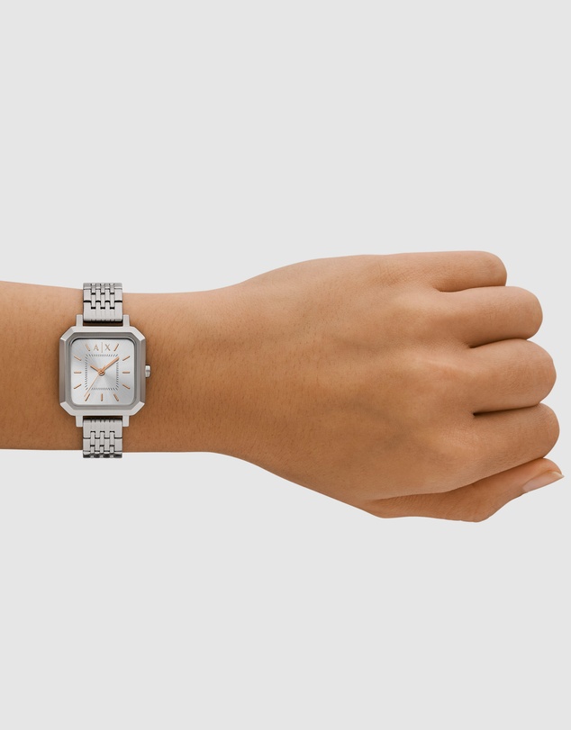 Armani Exchange - Silver Tone Analogue Watch