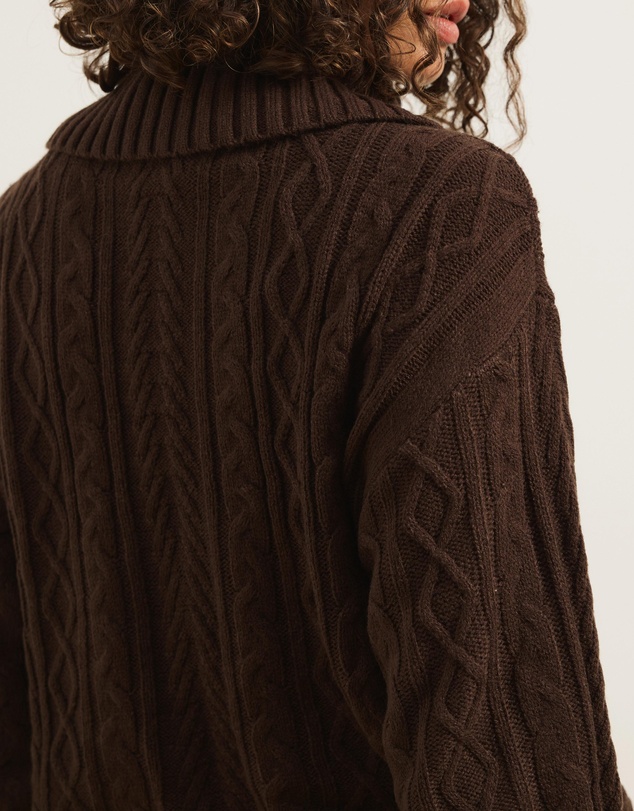 Atmos&Here - Zuri Cable Knit Sweater