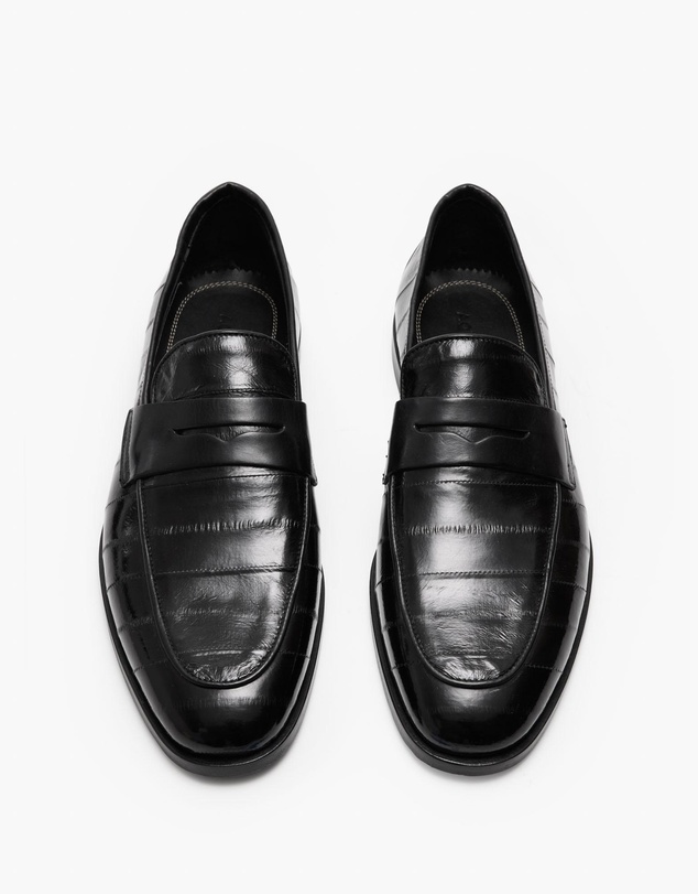 Aquila - D'ORO Collection - Caine Eel Penny Loafers