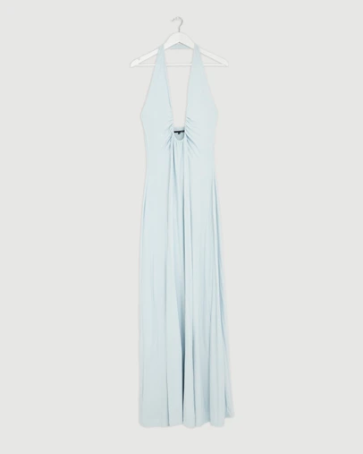Revibe - Repaired MISHA Jennifer Cupro Maxi Dress - AU 8