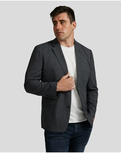 Johnny Bigg - Kingsley Check Stretch Blazer