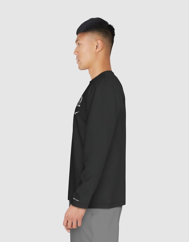 Nike - Gothic Letter Long Sleeve Hydroguard Top