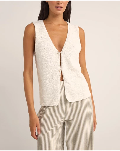 Rhythm - Adele Longline Knit Vest