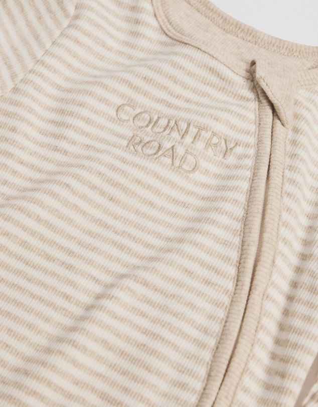Country Road - Stripe Rib Jumpsuit