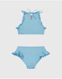 Aqua Blu Kids - Stepping Stones Halter Neck Bikini Set - Kids