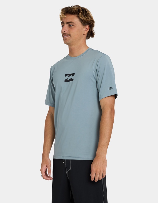 Billabong - Mens All Day Wave Loose Fit Short Sleeve Rashguard