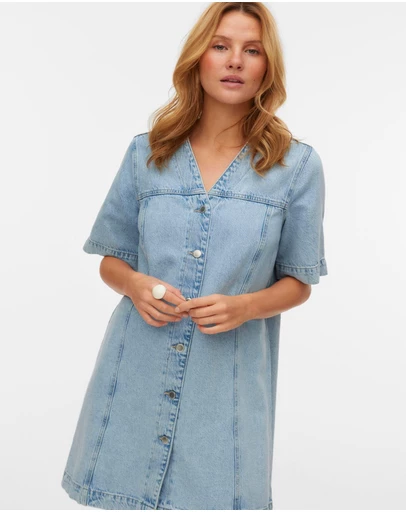 Vero Moda - Fonda Denim Mini Dress