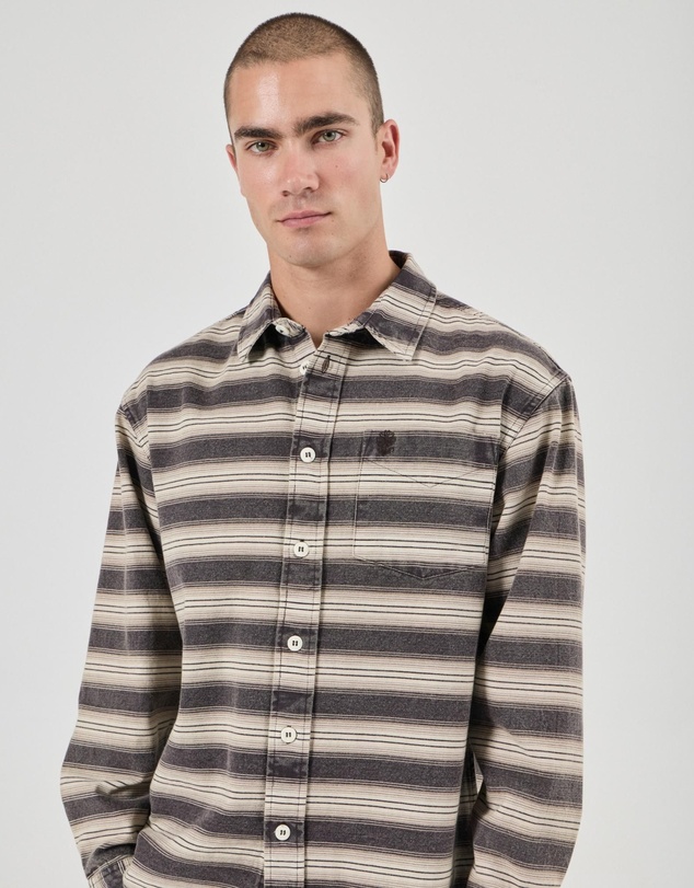 Rolla's - Meridian Stripe Long Sleeve Shirt