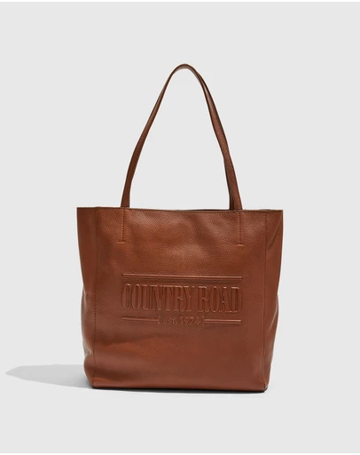 Country Road - Heritage Leather Shopper