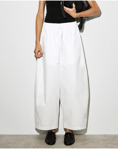 COS - Elasticated Barrel-Leg Trousers