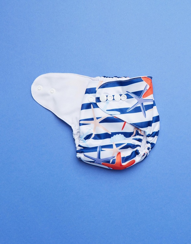 itti bitti - Reusable Swim Nappy + Small Double Pocket Wetbag - Rockpool