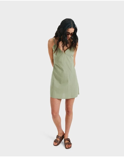 Roxy - Womens Santorini Slip Mini Dress