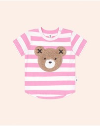 Huxbaby - Furry Huxbear Stripe Tee - Babies-Kids