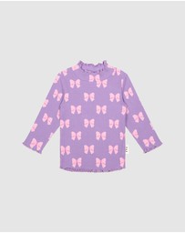 Huxbaby - Bow Rib Skivvy - ICONIC EXCLUSIVE - Babies-Kids