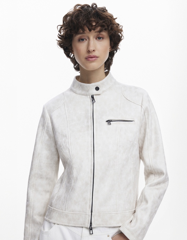 Desigual - Mandarin collar jacket
