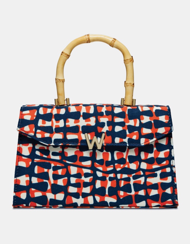 Wolf - Wolf Evie Collection Large Bag with Funky Town Print