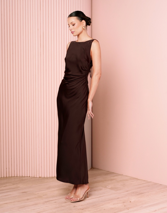 Azzurielle - Georgie Low Back Maxi Dress