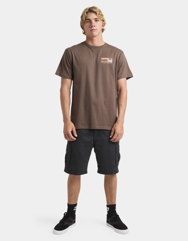 Quiksilver - Mens Stacked Horizon T-Shirt