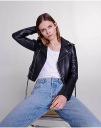 Maje - Basaltm Leather Jacket