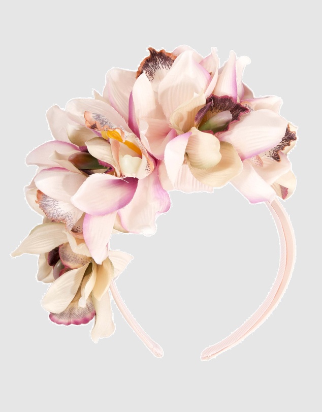 Max Alexander - Large Pink Flower Headband Fascinator