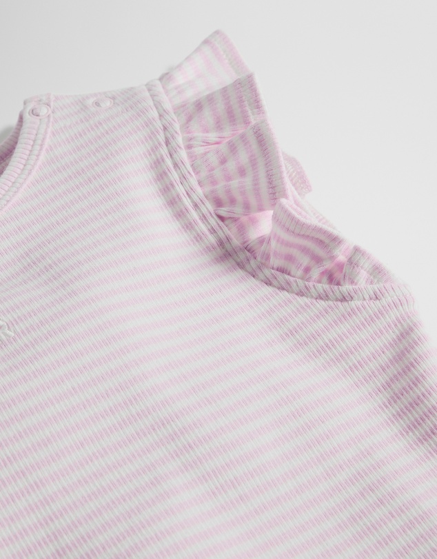 Country Road - Australian Cotton Blend Short Sleeve Stripe Rib T-shirt