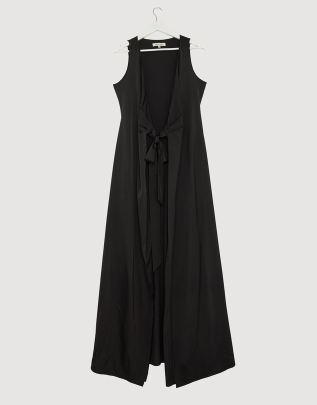 Revibe - Repaired CHANCERY Lani Sleeveless Wrap Maxi Dress - AU 10