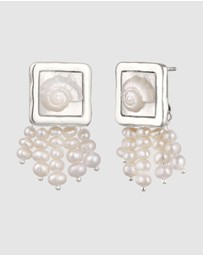 Haze & Glory - ICONIC EXCLUSIVE - Earrings Island Girl Pearl 925 Sterling Silver
