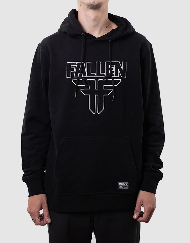 Fallen Footwear - Fallen Footwear Men Peak Jacket Enzymatic/Jumper Regular Fit Black