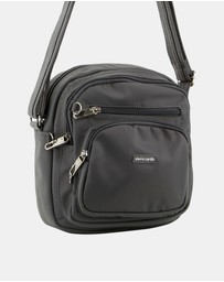 Pierre Cardin - Pierre Cardin Nylon Anti-Theft Cross Body Bag