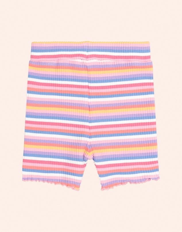 Huxbaby - Tropical Stripe Bike Shorts - Babies-Teens