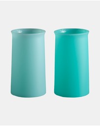 porter green - stegg | silicone unbreakable highball glasses
