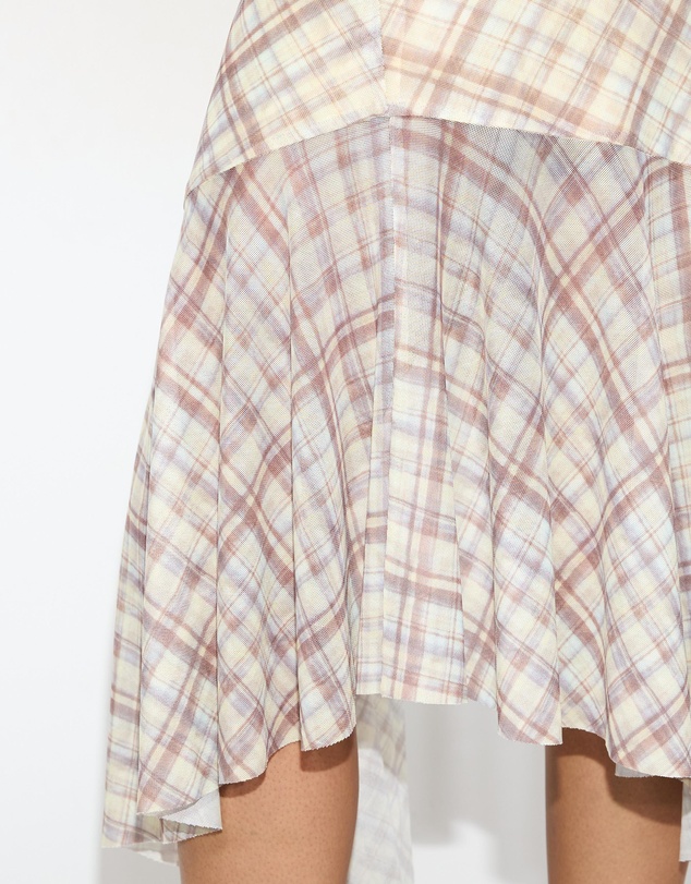 Dazie - Rush Hour Asymmetric Hem Skirt