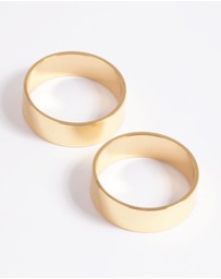 Lovisa - Gold Plated Cigar Band Ring
