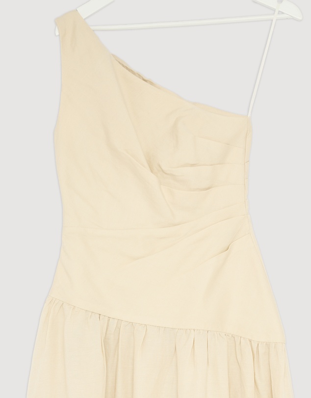 Revibe - Repaired Shona Joy Gigi One Shoulder Maxi Dress - AU 8