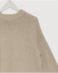 Revibe - Repaired AERE Firi Chunky Merino Wool Jumper - AU 8