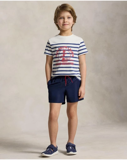 Polo Ralph Lauren - Cotton Jersey Graphic Tee - Babies-Kids