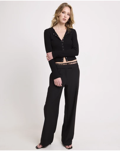 Alice In The Eve - Kyra Lace Insert Pants